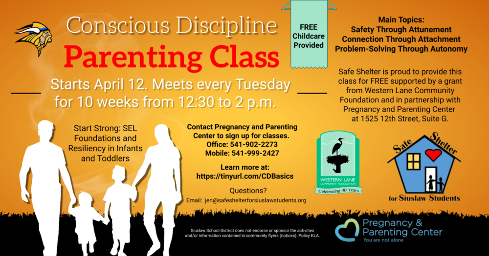 Parenting Classes  Start April 12 