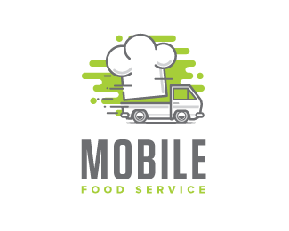 mobile food service van