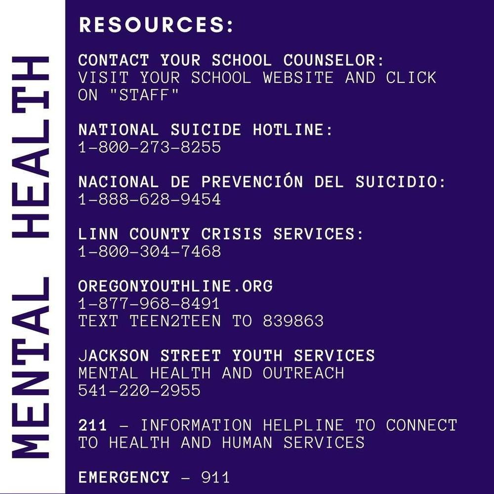 Mental Health Resources