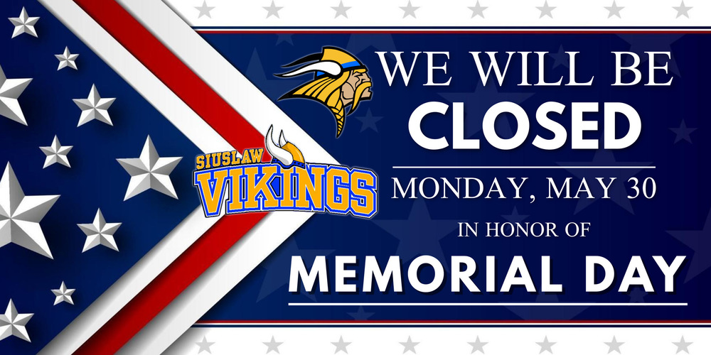 Siuslaw School District Schools Closed Monday, May 30 for Memorial Day