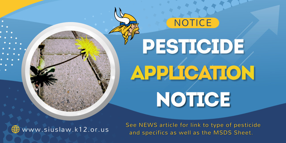 Pesticide Application Notice Sign/Photo of Weeds